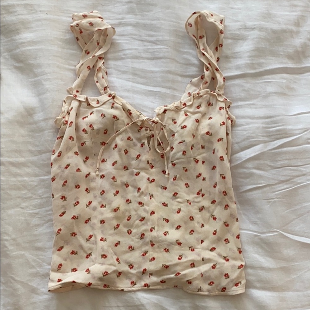 Reformation Floral Top
